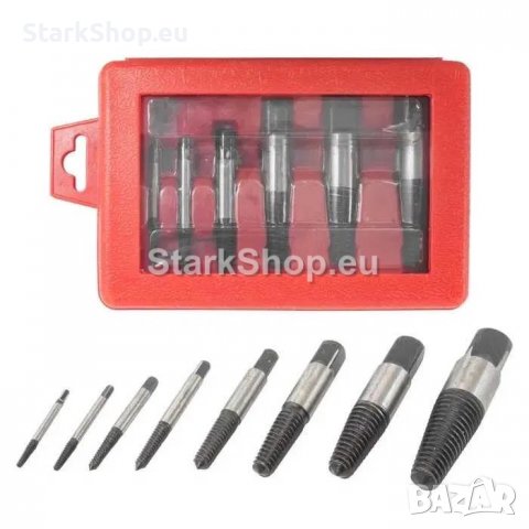 Екстрактори за Повредени Болтове 8 броя FORSAGE, снимка 2 - Други инструменти - 40049054