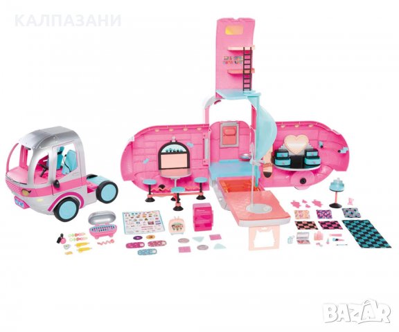 Комплект L.O.L. OMG - Парти кемпер 4в1 LOL Surprise 576730, снимка 2 - Кукли - 35952859