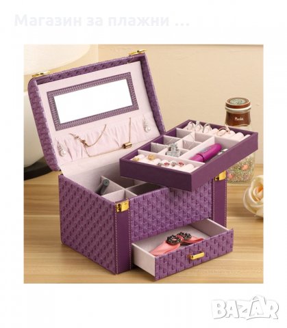 КУТИЯ С ДРЪЖКА ЗА БИЖУТА - код 1123