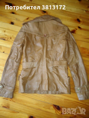  кожено яке , снимка 2 - Якета - 42425047