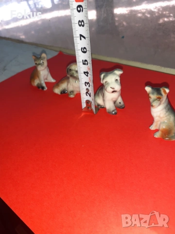 Лот много красиви фигури кученца миниатюри порцелан, снимка 7 - Антикварни и старинни предмети - 53422450