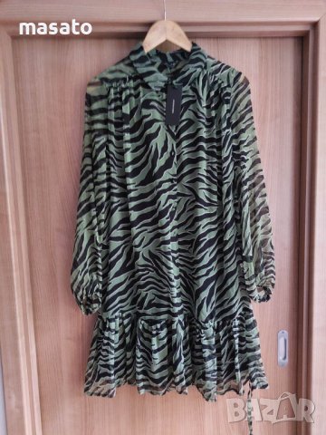 vero moda - зелена рокля, снимка 4 - Рокли - 41669062