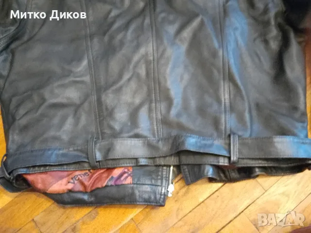 Рокерско яке немско естествена кожа/ехтер ледер/като ново размер ХЛ, снимка 15 - Якета - 43560969