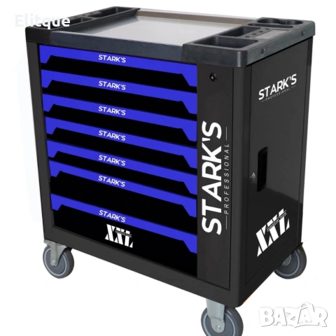 Професионална количка с инструменти 258 части – пълен набор за автосервизи и майстори, снимка 9 - Други инструменти - 53339223