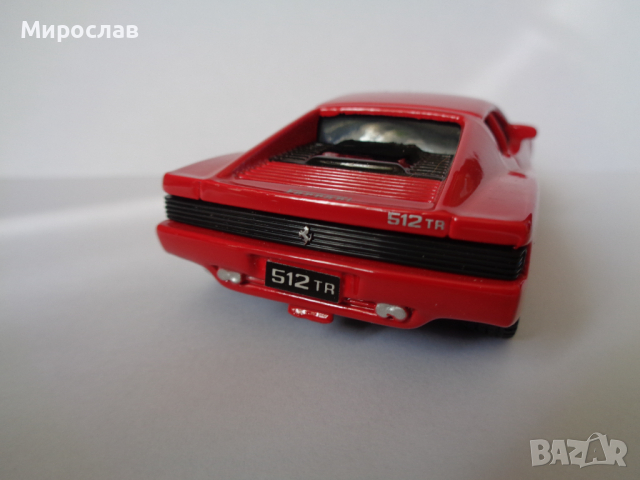 BBURAGO 1:43 FERRARI 512 TR МОДЕЛ КОЛИЧКА ИГРАЧКА, снимка 4 - Колекции - 44681029