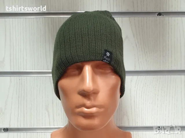 Нова зимна шапка MAREX в цвят каки, снимка 6 - Шапки - 47936176
