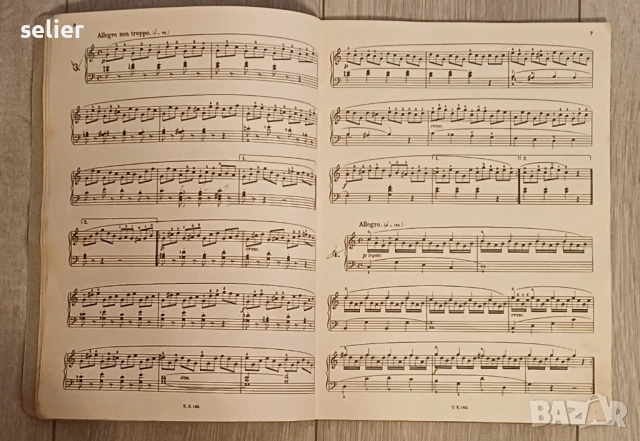 Тези етюди са известни като „Подготвително училище за бързина“ (Vorschule der Geläufigkeit) и са съз, снимка 3 - Специализирана литература - 53413391