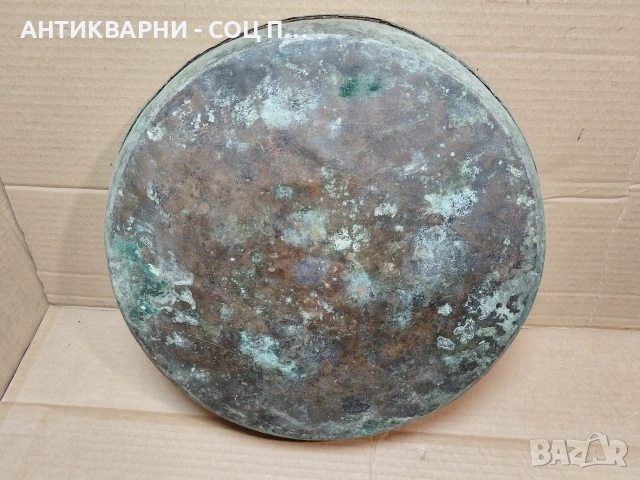 Стара Кована Медна Тава За Баница. / НОМЕР 1632., снимка 5 - Антикварни и старинни предмети - 53687875