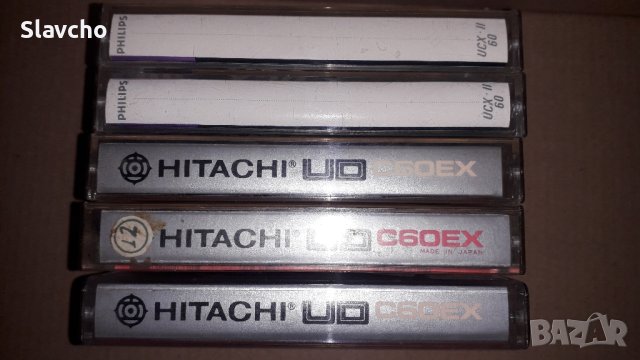 Аудио касети 5 броя/ Hitachi UD60EX/ Philips UCX60 Chrome Position, снимка 6 - Аудио касети - 44444395