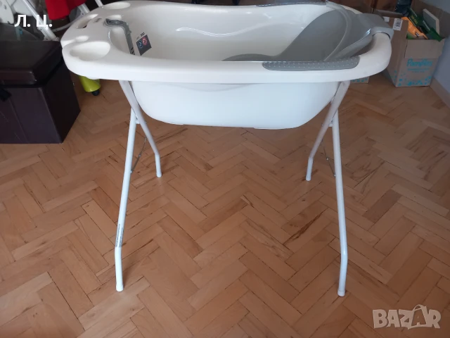 Вана със стойка, термометър, подложка Chipolino, снимка 12 - За банята - 50764790