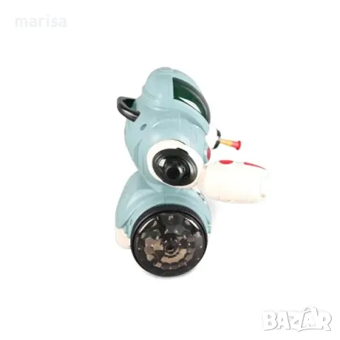 Танцуващ робот с пара, 3D светлини и оръжие 200795130, снимка 4 - Музикални играчки - 48051570