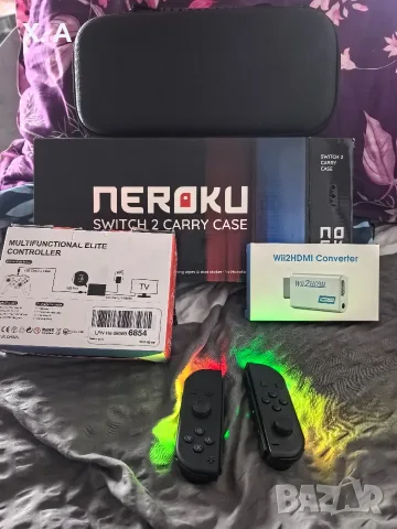 Nintendo Switch калъф, джойстик, HDMI 