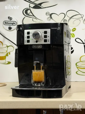 Кафемашина кафе автомат delonghi magnifica S с гаранция, снимка 5 - Кафемашини - 55770813