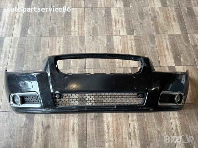 Предна броня черна с фарове за мъгла и PDC сензори за Volvo V70 (2012)