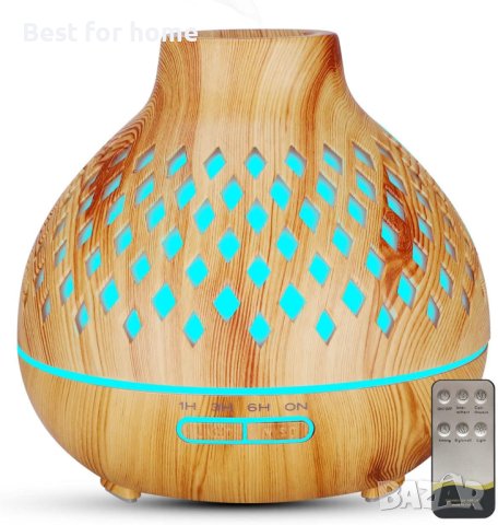 Junlic Aroma Diffuser 400 ml, ултразвуков овлажнител с осветление