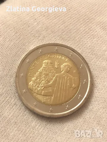 Данте Алигиери, 2 евро, 2015, снимка 1