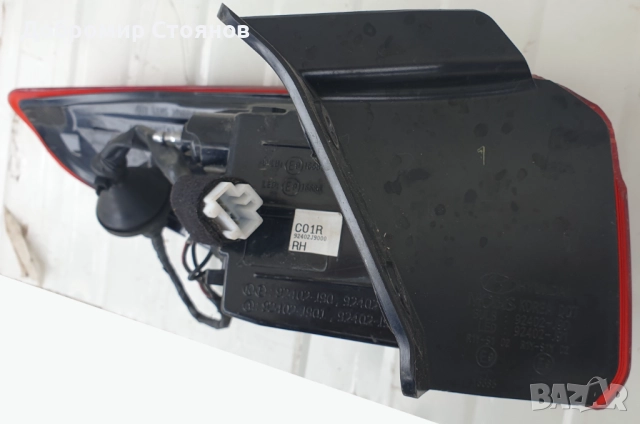 Оригинален Десен стоп Хюндай Кона / Hyundai Kona – (вътрешна + външна част), 2017–2020, снимка 7 - Части - 52596759