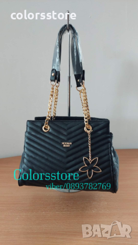 Луксозна Черна чанта Victoria Secret кодSG104
