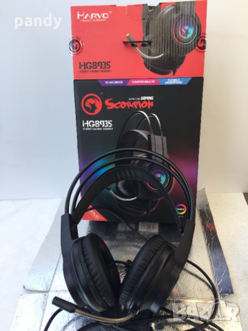 Геймърски слушалки нови - MARVO HG8935 , снимка 2 - Слушалки за компютър - 34147213