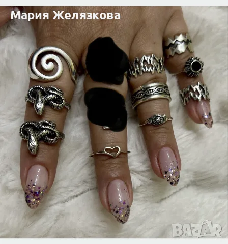 Мъжки и дамски сребърни пръстени, снимка 10 - Други - 39553968