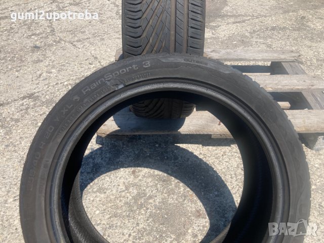 255/40/20 Uniroyal Rain Sport3 2019г 7-7,5мм, снимка 8 - Гуми и джанти - 41569190