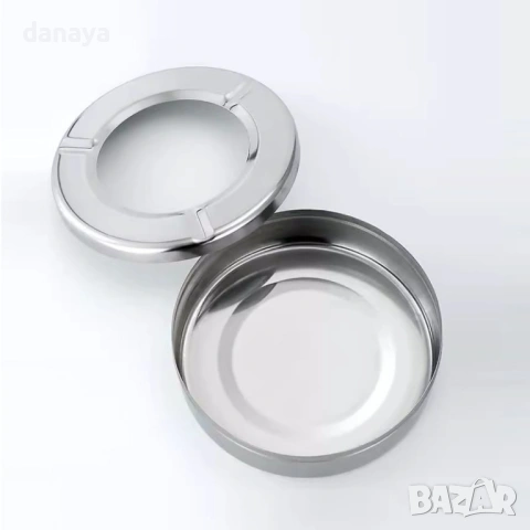 6361 Ветроустойчив метален пепелник с подвижна горна част, снимка 5 - Други стоки за дома - 53188420