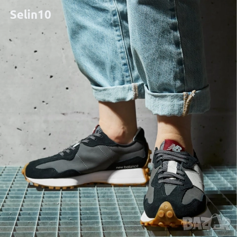 Черни дамски маратонки New Balance WS327 - 155.00 лева, снимка 5 - Маратонки - 52723070