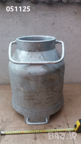 стар алуминиев гюм за мляко, 30 литра , снимка 3 - Антикварни и старинни предмети - 44529693
