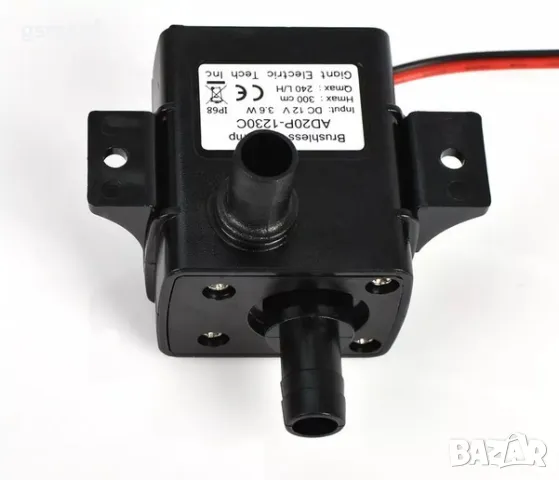 Водна помпа за градински езера, фонтани, шадравани, напояване 6-12v, снимка 2 - Градински мебели, декорация  - 47745505