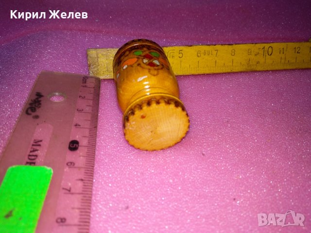 СТАРА ПИРОГРАФИРАНА ДЪРВЕНА ХАЛБА ЧАШКА ЕТНОГРАФСКИ ДЕКОРАТИВЕН СУВЕНИР 42845, снимка 5 - Декорация за дома - 44186543