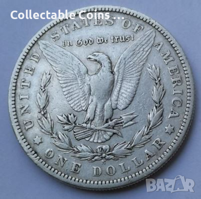 Пиисове и Морган долари, morgan dollar, снимка 3 - Нумизматика и бонистика - 44694136