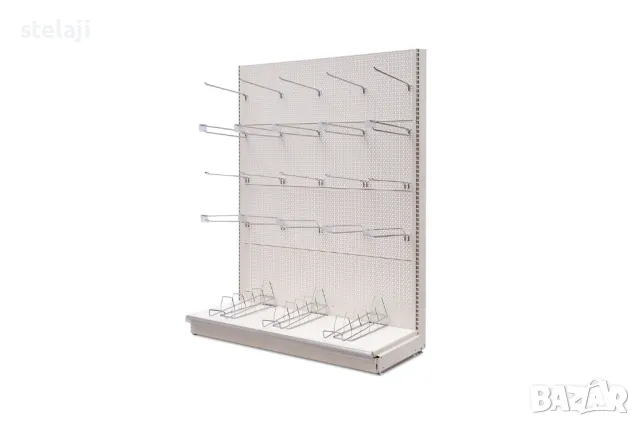 Метални стелажи за аптеки със стъклени рафтове, снимка 6 - Стелажи и щандове - 47591065