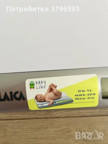 Бебешки кантар Laica, снимка 2 - Други - 56245083