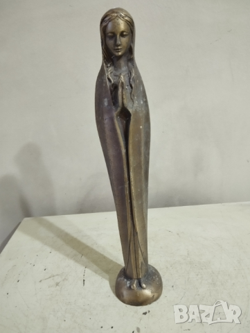 Стара статуетка -Дева Мария, снимка 1 - Други ценни предмети - 44715843