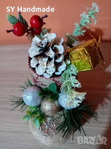 Коледен ботуш ръчна изработка , снимка 6 - Декорация за дома - 47949096