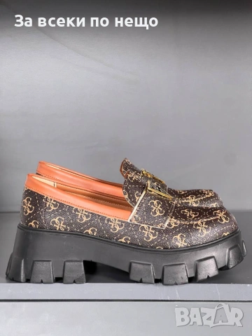 Guess Дамски Кафеви Ежедневни Обувки Гес Код E1168, снимка 3 - Дамски ежедневни обувки - 53226807