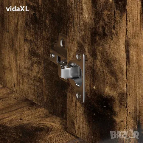 vidaXL Сайдборд, опушен дъб, 88x30x70 см, инженерно дърво, снимка 9 - Бюфети - 56147911