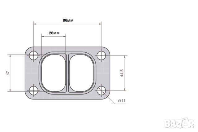 Гарнитура за турбо DOWNPIPE Т25 Т28 Т3 GT Т3 Twin Scroll, снимка 10 - Аксесоари и консумативи - 31948228