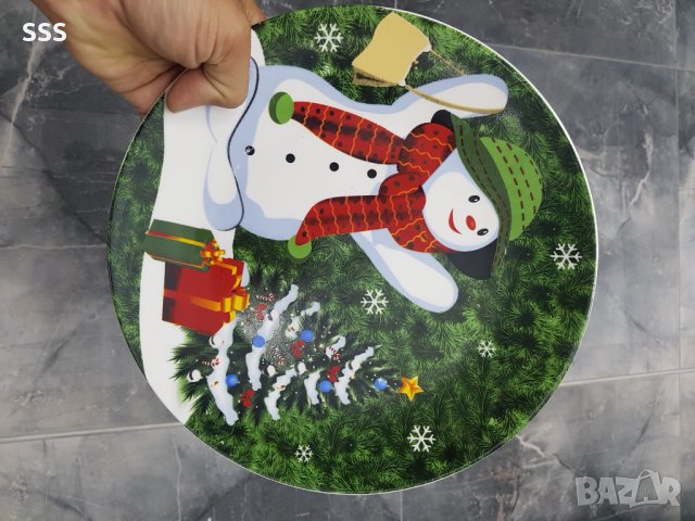 Коледни чинии, снимка 2 - Чинии - 41849085