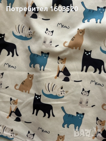 дамска риза с котки, снимка 2 - Ризи - 56178662