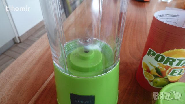 портативен блендер Juice Cup, снимка 4 - Аксесоари за кухня - 34476265