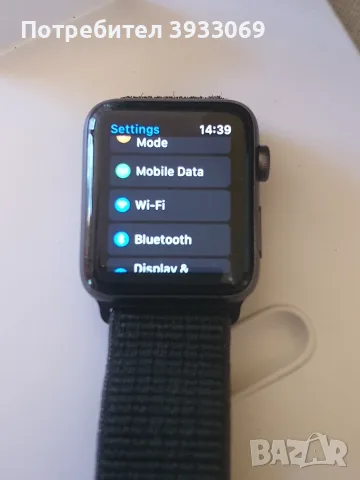 Apple Watch 3 42mm Cellular Nike, снимка 4 - Смарт гривни - 56347202