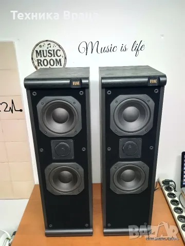 Висококачествени немски тонколони ELAC EL 110 II с много качествен звук. Изпращам видео. , снимка 4 - Тонколони - 55908068