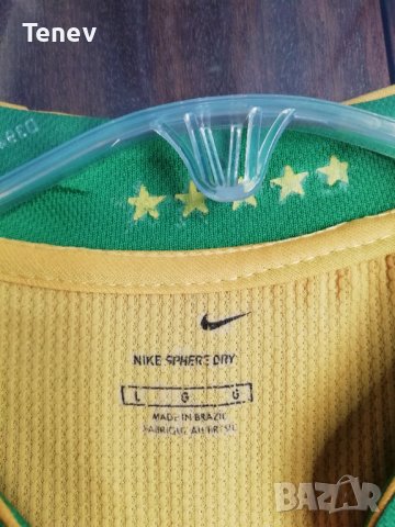 Brazil Ronaldinho Nike Brasil оригинална футболна тениска фланелка Бразилия Роналдиньо размер L, снимка 5 - Тениски - 41643798