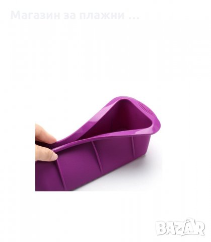 ПРАВОЪГЪЛНА СИЛИКОНОВА ФОРМА ЗА ПЕЧЕНЕ НА КЕКС код 1893, снимка 6 - Съдове за готвене - 34239776