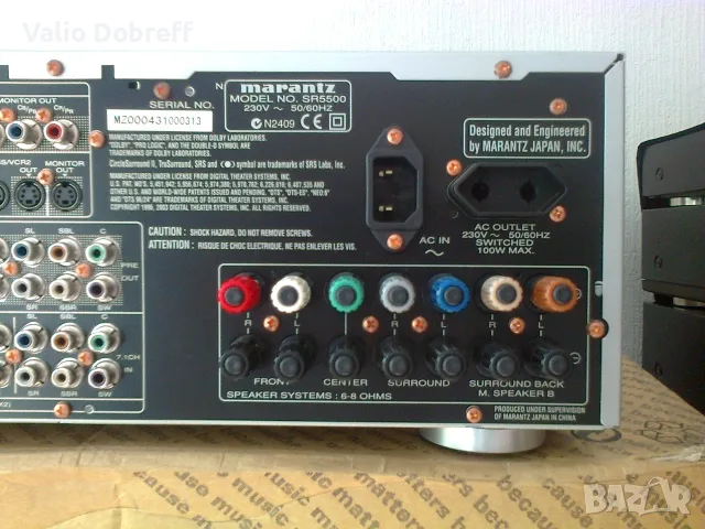 MARANTZ - SR-5500 , снимка 5 - Ресийвъри, усилватели, смесителни пултове - 56264724