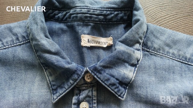 H & M BOYFREND Shirt Размер M мъжка дънкова риза 20-56, снимка 4 - Ризи - 42593503