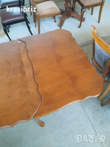 Масивна Разтегателна Барокова Маса -внос Германия!, снимка 7 - Маси - 48036552