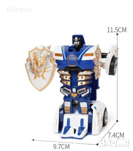 Детска играчка робот трансформираща се в количка - TOYCAR36, снимка 4 - Коли, камиони, мотори, писти - 52860803