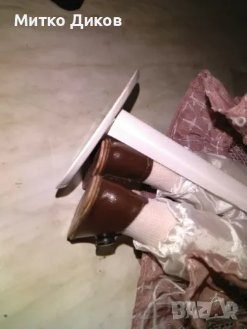 Немска порцеланова кукла от соца ГДР винтидж нова в кутия Н-305мм , снимка 9 - Кукли - 50026006